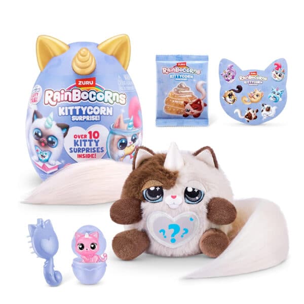Zuru Rainbocorns - Kittycorn Surprise 10+ Surprises Fluffy Tail - Series 9 - Image 3