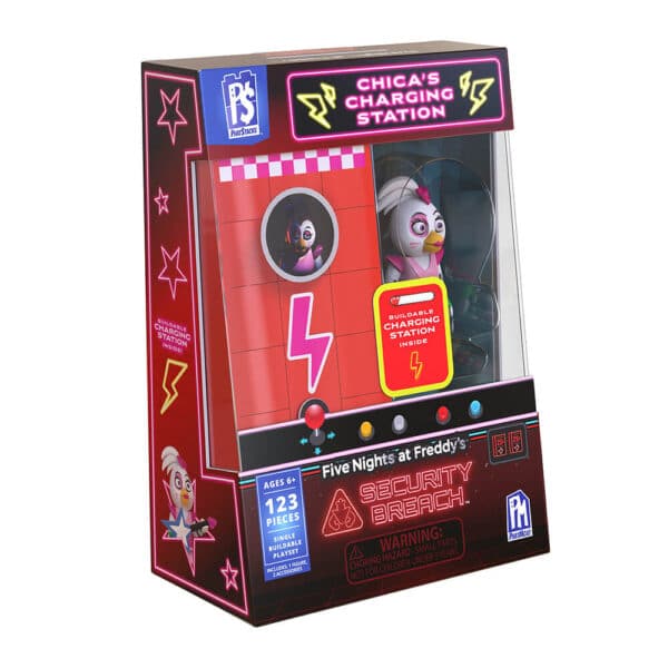 PhatMojo - Charging Station Games:  Five Nights at Freddy's - Chica  Buildable Set (CS1300) - Image 2