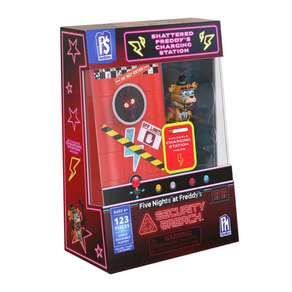 PhatMojo - Charging Station Games:  Five Nights at Freddy's - Shattered Freddy Buildable Set (CS1300) - Image 2