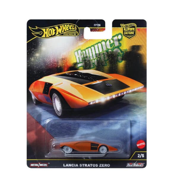 Mattel Hot Wheels Premium - Car Culture Collectable - Lancia Stratos Zero (Group FPY86) - Image 2
