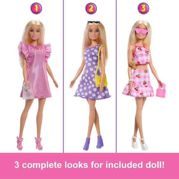 Mattel Barbie Dream Closet Toy Playset With Fashion Doll, CloThes, & Accessories, 3-Ft-Wide With 25+ Pieces - Image 4