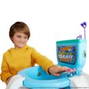 Mattel Hot Wheels Skate Flush & Go Skate Bowl Fingerboard Set With 1 Exclusive Board & Pair Of Removable Skate Shoes