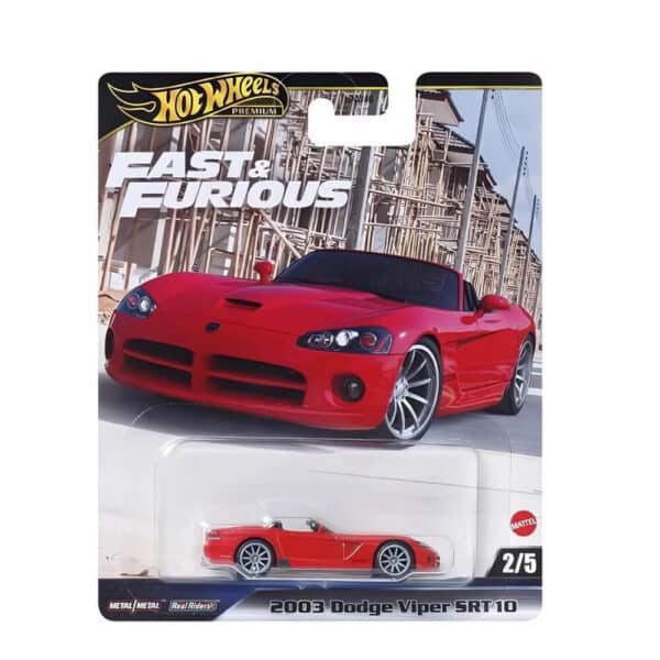 Mattel Hot Wheels Premium - The Fast and Furious - 2003 Dodge Viper SRT10 (Group HNW46) - Image 2