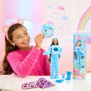 Mattel Barbie Cutie Reveal Care Bears Series Doll & Accessories in Grumpy Bear Plush Costume, 10 Surprises