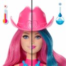 Mattel Barbie Color Reveal Fashion Doll & Accessories with 6 Surprises, Disco Star Series with Metallic Shine & Color-Change Bodice