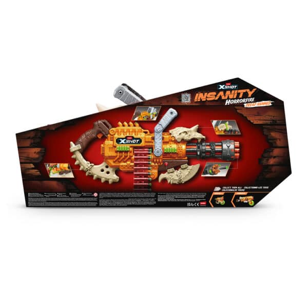 ZURU XSHOT INSANITY SERIES 1 HORRORFIRE DREAD HAMMER (48DARTS) - Image 3