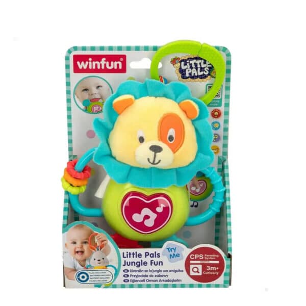 Winfun - Little Pals Toys: Caesar the Lion Jungle Fun 000154 - Image 2