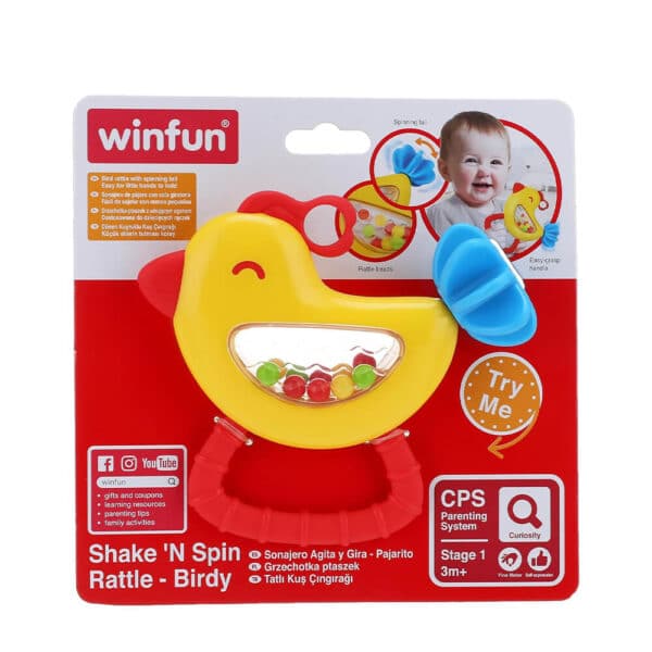 Winfun Toys: Shake N Spin Rattle - Birdy 000240 - Image 2