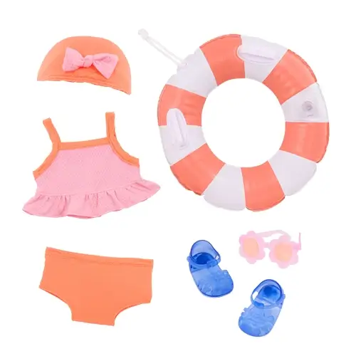 Our Generation - Deluxe Bathing Suit outfit w/Floaty