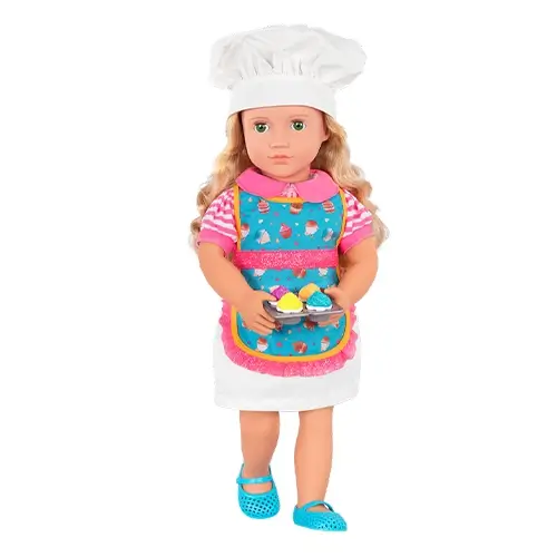 Our Generation - DELUXE JENNY DOLL W/ BOOK  And The Sweet Shoppe Mystery