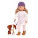 Our Generation -Doll w/Pet Dog, Ember & Beagle