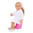 Our Generation - Deluxe Spa Doll w/Book, Serafina  and "Hurrah for the Spa!"