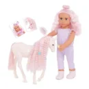 Our Generation - Hair Play Doll w/Pet Foal