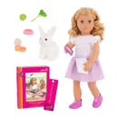 Our Generation - Posable 18-inch Doll & Storybook Set and "Summer Pet Friends"
