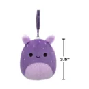 Jazwares Squishmallows - Clip-On: Sealife Squad - Dark Purple Sea Bunny - Oha (3.5 Inch)