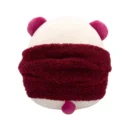 Jazwares Squishmallows - Core: Style Squad - Cream and Dark Red Tonal Panda with Dark Red Woolly Hoodie - Ponder (7.5 Inch)