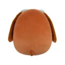 Jazwares Squishmallows - Core: Seasonal Squad - Brown Dog with Blue Bandana Holding Cupcake - Darcy (12 Inch)