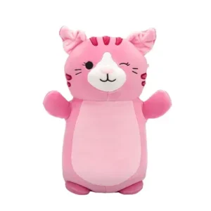 Jazwares Squishmallows - HugMees: Pink Scottish Fold Cat - Geraldine (10 Inch)