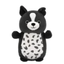 Jazwares Squishmallows - HugMees: Black and White Spotted Border Collie - Monty (10 Inch)