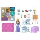 Mattel Disney Princess Carriage To Castle Transforming Playset With Aurora Small Doll, 4 Figures & 3 Levels