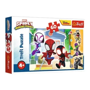 Trefl Puzzles - 60 - In Spidays world / Spiday and his Amazing Friends