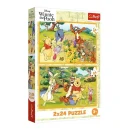 Trefl Puzzles - 2x24 - Day in the garden/ Disney Winnie the Pooh_FSC Mix 70%