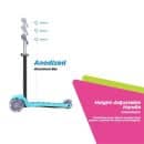 Bingo Candy Scooter light- blue Flash PU Wheels