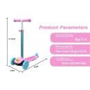 Bingo Candy Scooter pink/blue Flash PU Wheels