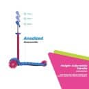 Bingo Candy Scooter blue/pink Flash PU Wheels