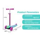 Bingo Candy Scooter purple/mint Flash PU Wheels
