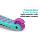 Bingo Candy Scooter purple/mint Flash PU Wheels