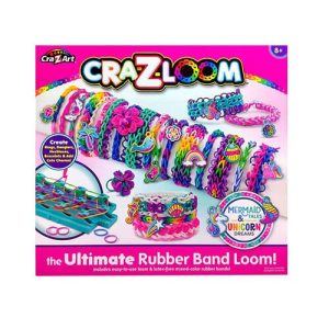 Cra-Z-Art - Cra-Z-Loom - The Ultimate Rubber Band Loom Charm Mermaid & Unicorn