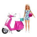 Mattel Barbie Pink scooter & Helmet