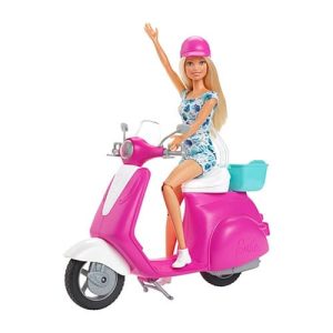 Mattel Barbie Pink scooter & Helmet
