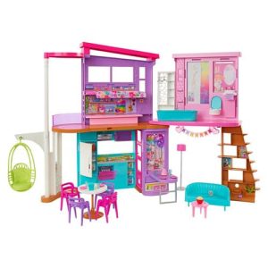 Mattel Barbie Vacation House Playset With 30+ Pieces, Toy For 3 Year Olds & Up