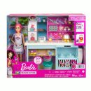 Mattel ​Barbie Doll Bakery Playset With Pink-Haired Petite Doll, Baking Station, 20+ Pieces