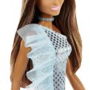 Mattel Barbie Fashion Doll Glitz Brunette in Teal Metallic Dress