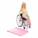 Mattel Barbie Doll With Wheelchair And Ramp, Blonde, Barbie Fashionistas