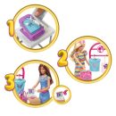 Mattel Barbie Make & Sell Boutique Playset With Brunette Doll, Foil Design Tools, Clothes & Accessories