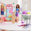 Mattel Barbie Make & Sell Boutique Playset With Brunette Doll, Foil Design Tools, Clothes & Accessories