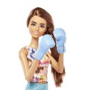Mattel Barbie Doll with Puppy, Workout Outfit, Roller Skates and Tennis