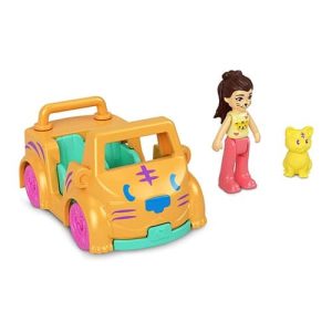 Polly Pocket Die Cast Tiger Car