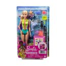 Mattel Barbie Marine Biologist Doll And Accessories, Mobile Lab Playset With Blonde Doll And 10+ Pieces