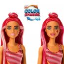 Mattel Barbie Pop Reveal Fruit Series Watermelon Crush Doll, 8 Surprises Include Pet, Slime, Scent & Color Change