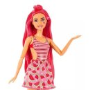 Mattel Barbie Pop Reveal Fruit Series Watermelon Crush Doll, 8 Surprises Include Pet, Slime, Scent & Color Change