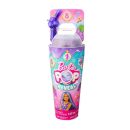 Mattel Barbie Pop Reveal Fruit Series Grape Fizz Doll, 8 Surprises Include Pet, Slime, Scent & Color Change