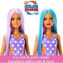 Mattel Barbie Pop Reveal Fruit Series Grape Fizz Doll, 8 Surprises Include Pet, Slime, Scent & Color Change