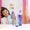 Mattel Barbie Pop Reveal Fruit Series Grape Fizz Doll, 8 Surprises Include Pet, Slime, Scent & Color Change
