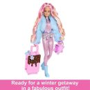 Mattel Travel Barbie Doll With Snow Fashion, Barbie Extra Fly