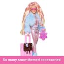 Mattel Travel Barbie Doll With Snow Fashion, Barbie Extra Fly